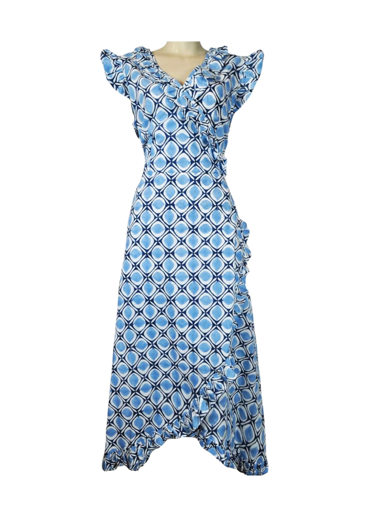 Paros Blue Mati Dress